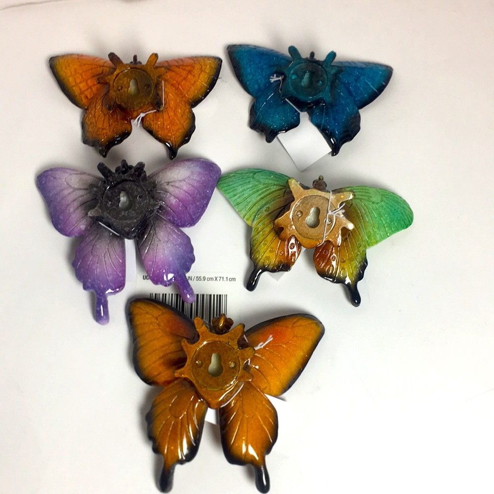 5 butterflies new with tags wall decor - Picture 2 of 3